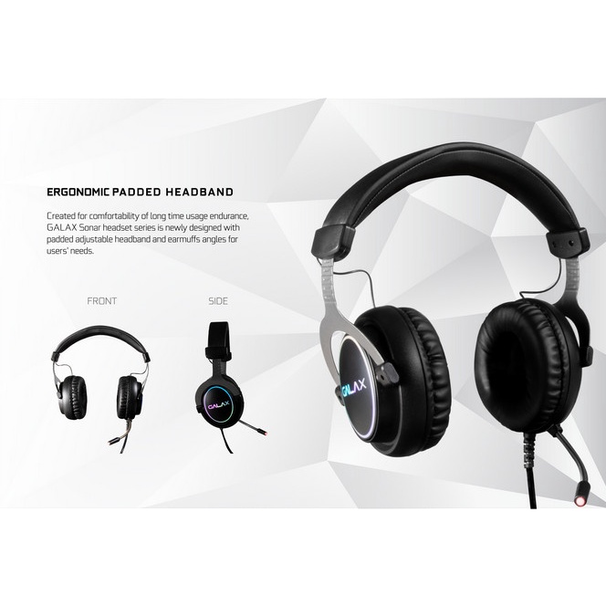 GALAX SONAR-01 Wired USB 7.1 Channel RGB - Gaming Headset