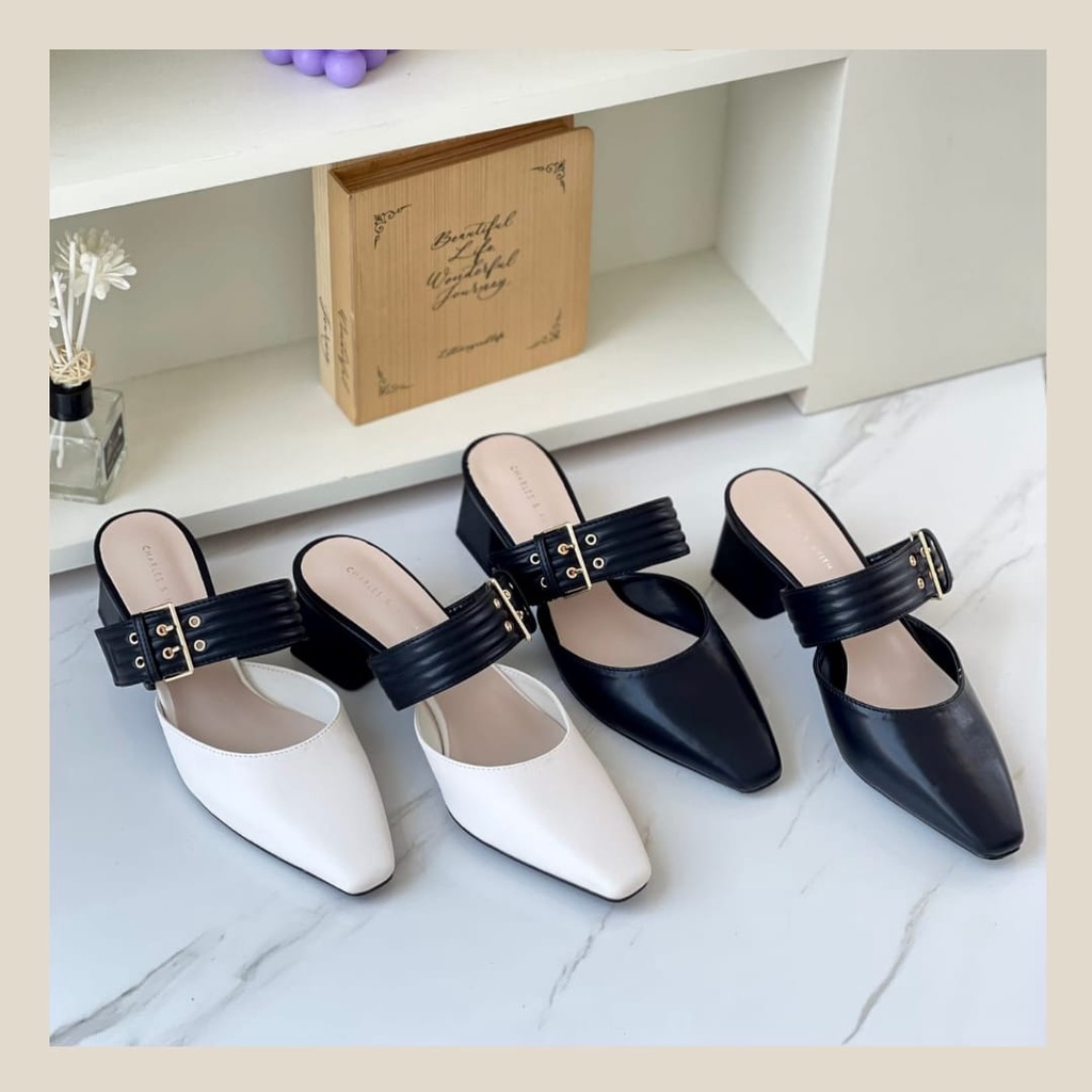 Sepatu wanita heels ck 5cm import