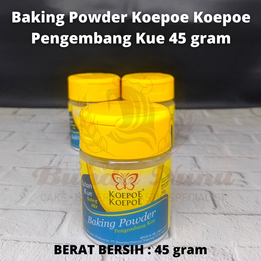 

Baking Powder Koepoe Koepoe/ Pengembang Kue 45 gram