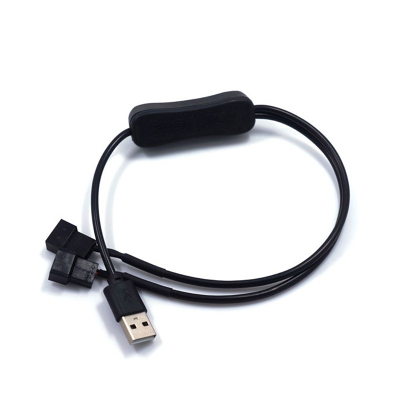 Kabel Adaptor Power Kipas btsg 1ke2 USB Ke3 /4Pin Konektor PWM 5V Untuk w/On/Off Swi