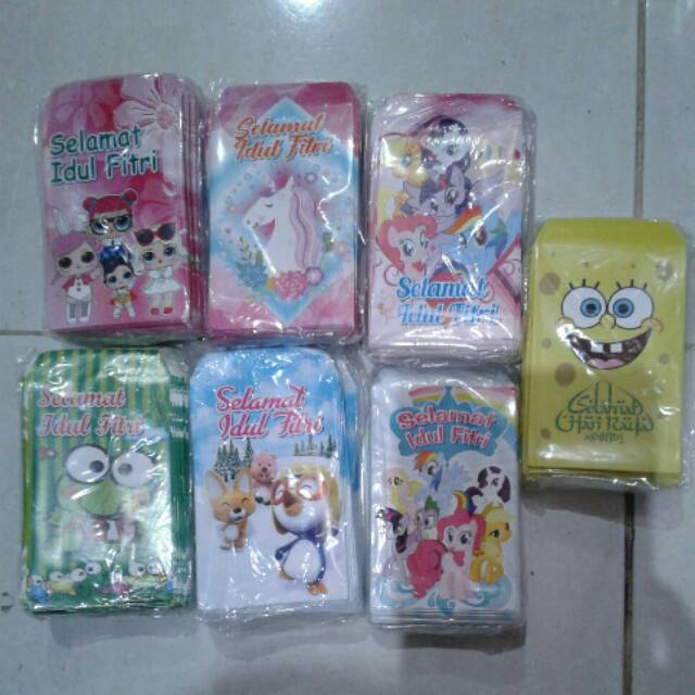 

Amplop idul fitri isi 8's
