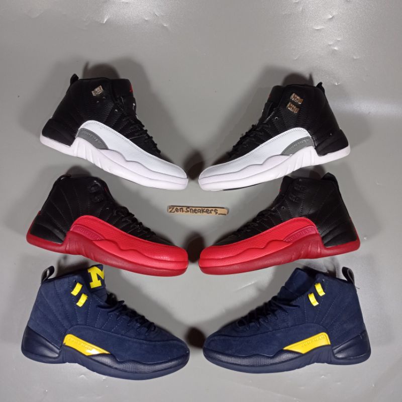 Nike Air Jordan 12 Flu Game, Michigan, Play Off