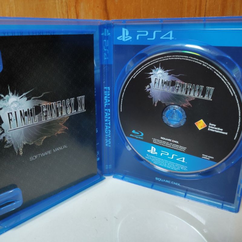 Kaset Final Fantasy XV PS4 FF 15 Ffxv Ff15 Finalfantasy Fantasi PS 4 5 Playstation Reg 3 CD BD Game 7 remake Games Ps4 Ps5 Region 3 Asia