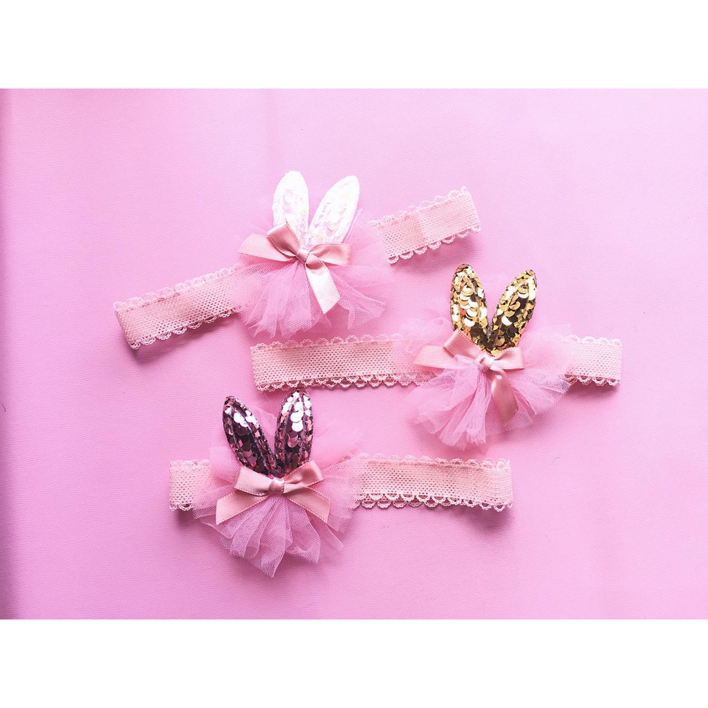 GBI Bandana Baby Anak Perempuan Bando Tail Cantik Lembut Mahkota Bintang Butterfly Rabbit