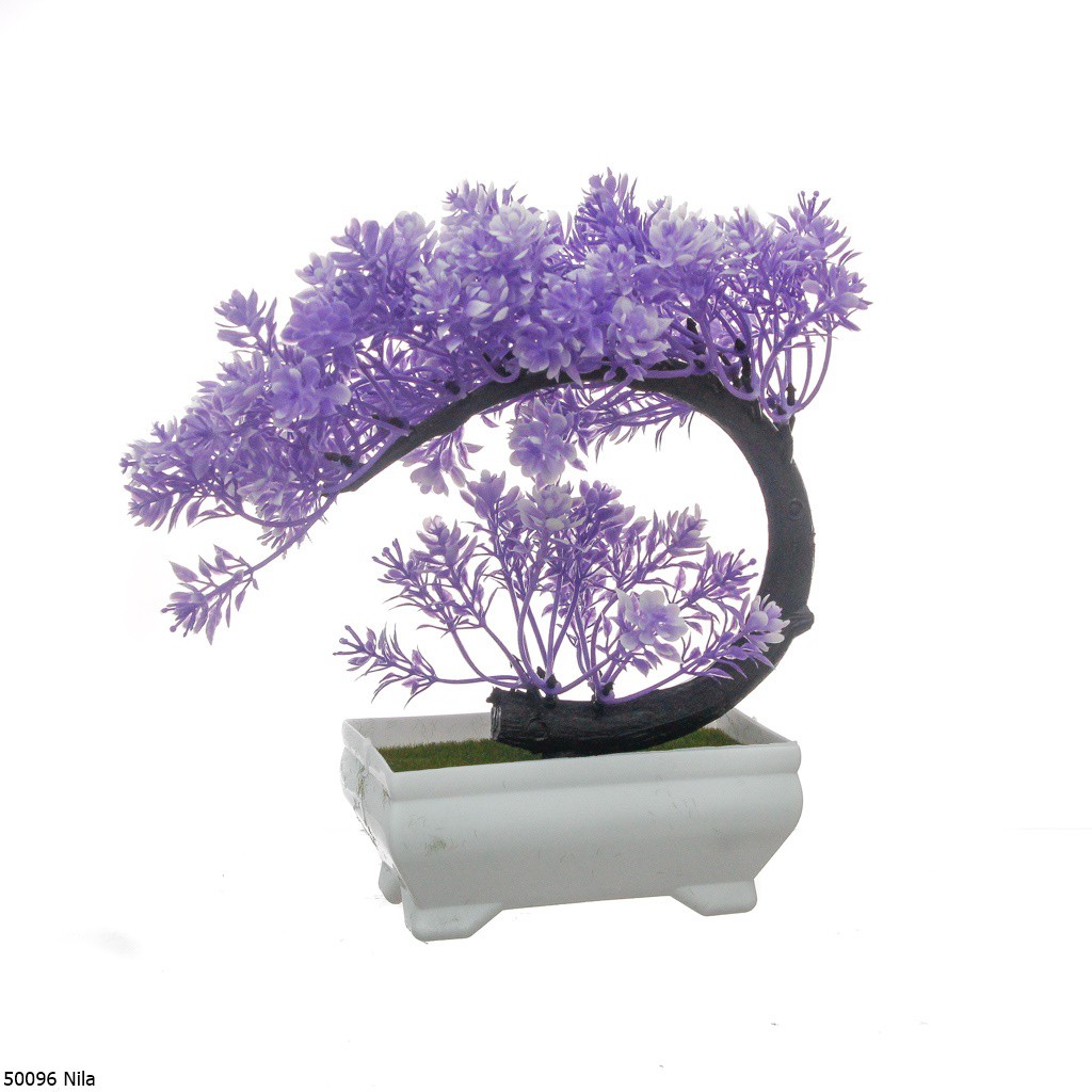 Bunga Plastik Hias Bonsai Sabit 5009-Nila