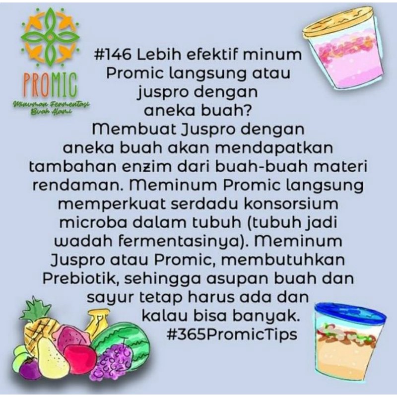 PROMIC/ Minuman Probiotik/ Biang Starter Promic 200 ml