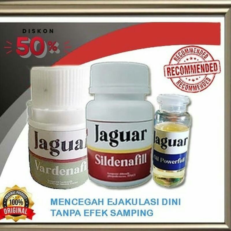 OBAT KUAT STAMINA PRIA ORIGINAL "JAGUAR" STRONG MEN