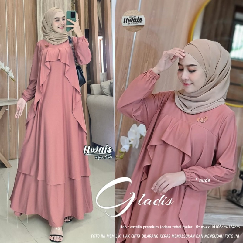 [BISA COD] GLADIS • GAMIS IBU WANITA DAN REMAJA • ORI BY UWAIS
