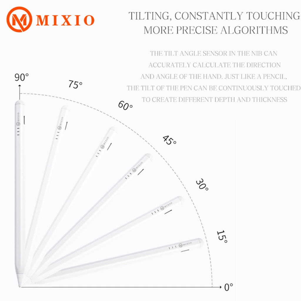 MIXIO G8 Stylus Pen for i*Pad 6/7/8, i*Pad Pro, Air4/Air3, i*Pad mini 5-1
