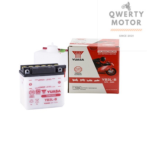 AKI BASAH YUASA YB3L-B RX KING - SATRIA 2T 2 TAK / HIU / LUMBA