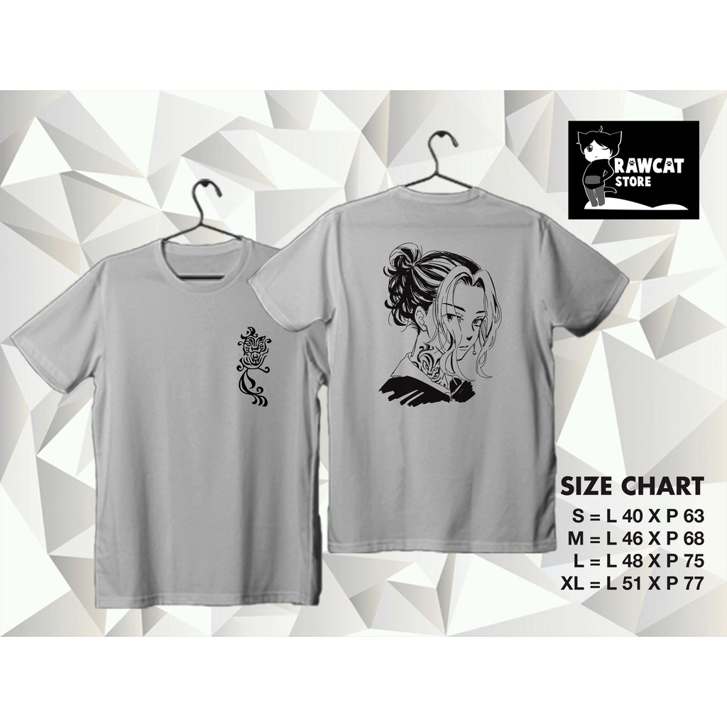 Kaos Distro Kazutora Hanemiya Streetwear