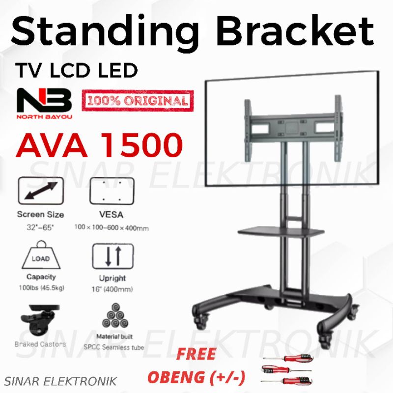 STANDING BRACKET NB AVA1500 RTC1500 TV LCD LED MONITOR 32-75 INCH ORIGINAL