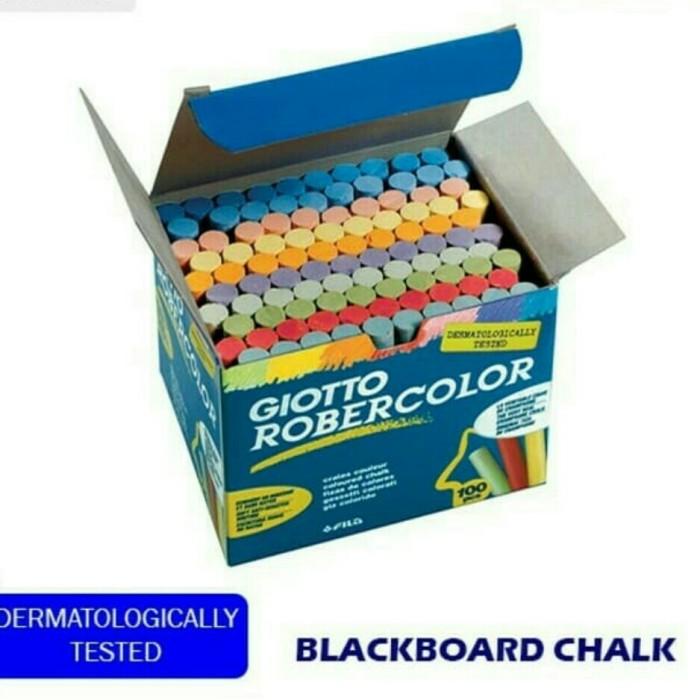 

Blackboard Chalk/Kapur Warna Giotto Isi 100 Pcs 043