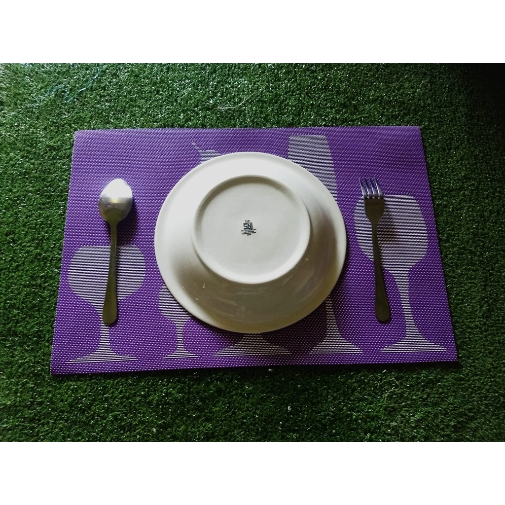 Tatakan Piring Meja Makan Alas Piring Tahan Panas Table Mat Anti Slip