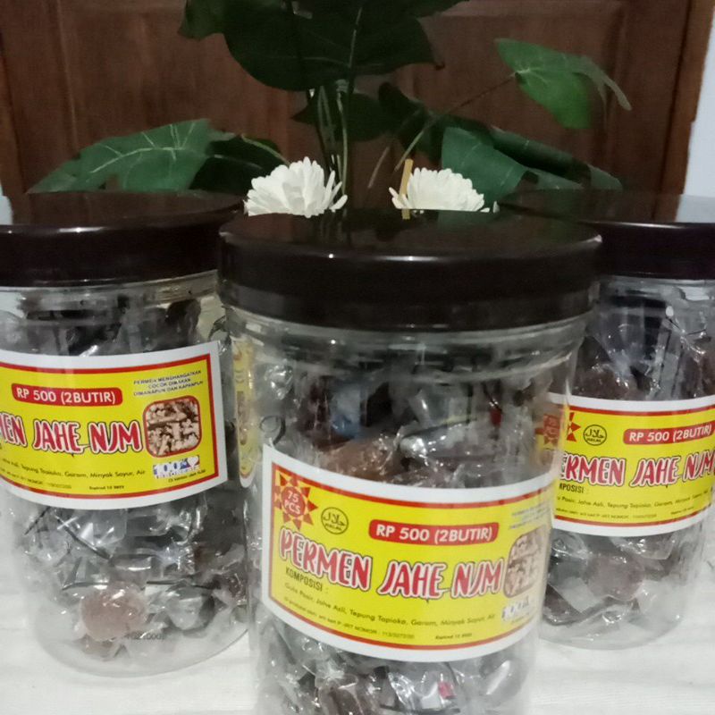 

PERMEN JAHE ALAMI Toples Keler Isi 75pcs