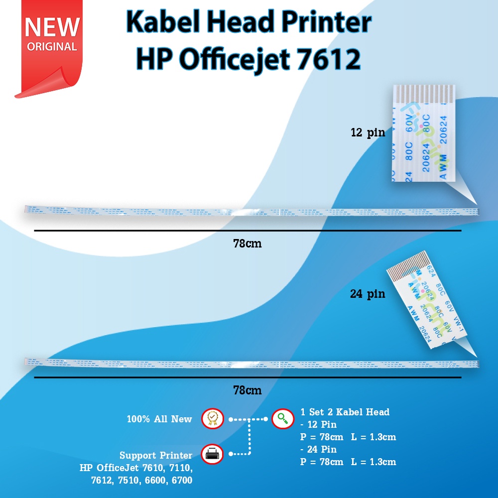 Kabel Flexible Head HP 7610 7110 7612 Cable Printhead 7510 6600 6700