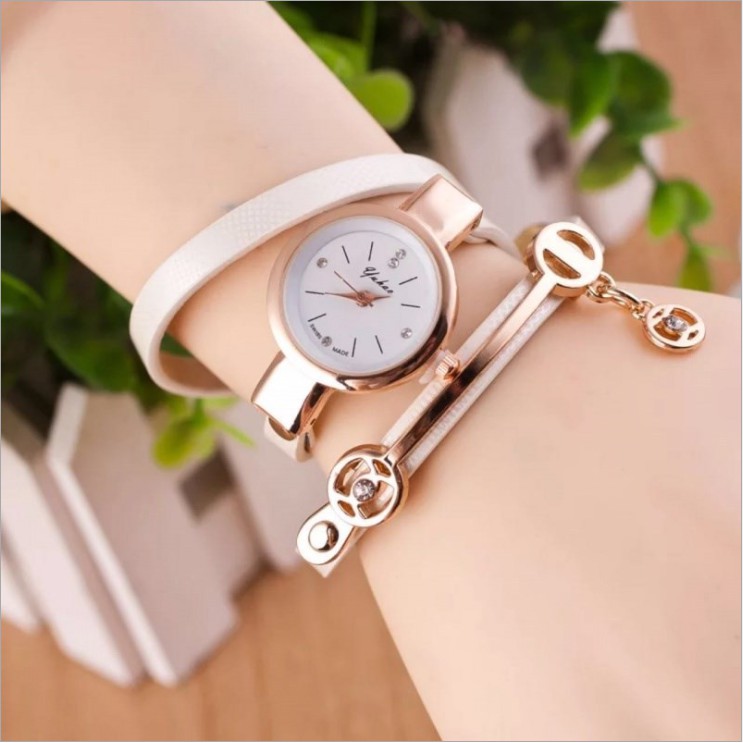 Jam Tangan Fashion Wanita Tali Gelang Watch korea Batam Import Murah - YRJ001