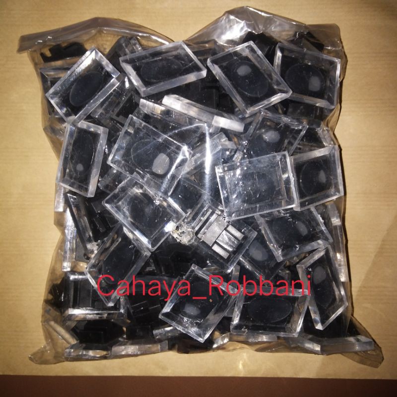 Jepitan Dudukan Cincin Batu Akik Stand Ring Display Batu Cincin 100 Pcs Hitam