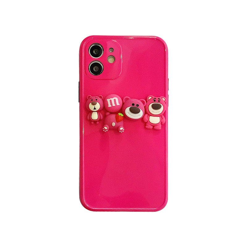 Soft case Silikon Tpu Motif print Kartun Untuk iphone 11 pro max xs max xr 12 mini 7 plus 12 pro max