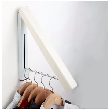 ES55 HIDDEN CLOTHES HANGER GANTUNGAN BAJU DINDING LIPAT FOLDABLE