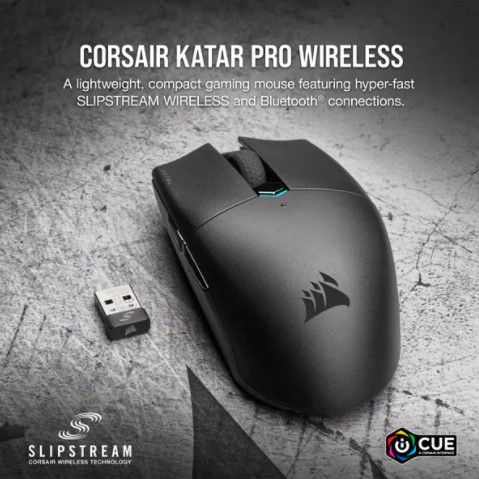 Corsair Katar Pro Wireless Mouse Lightweight - Garansi Resmi 2 Tahun