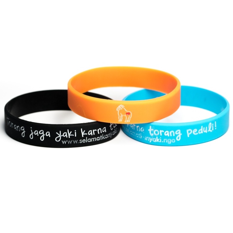 Gelang Organisasi Sosial Custom | Custom Wristband Satuan