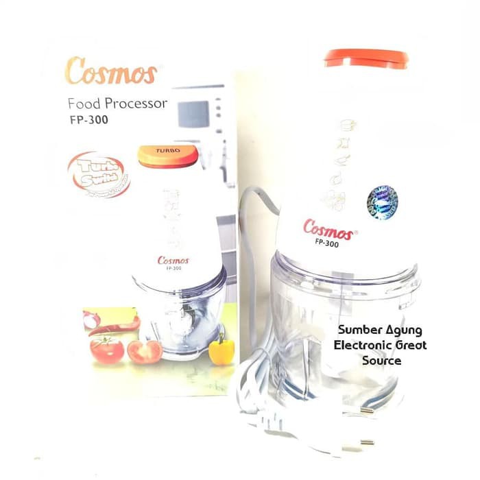 Cosmos Food Processor FP300 FP-300 Turbo Switch Blender Bumbu Praktis