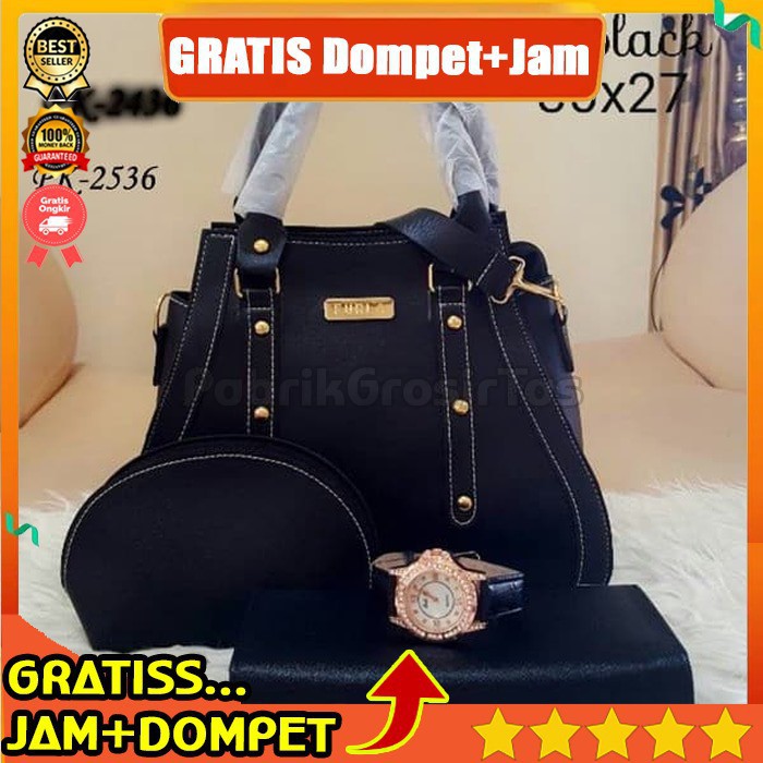 2670 TAS IMPORT WANITA FASHION KOREA GLOSSY BRANDED YSL SAC DE JOUR 26CM MORODER LEATHER HAND BAG /