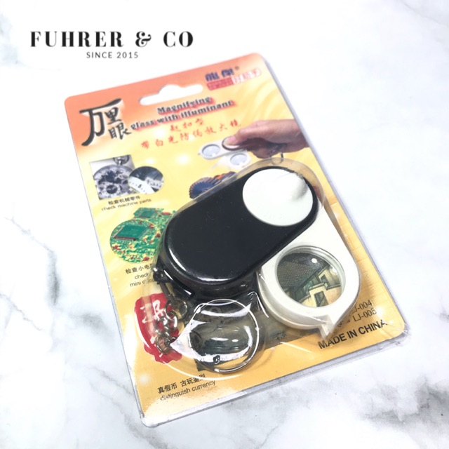 Kaca Pembesar Mini Led  Key Chain