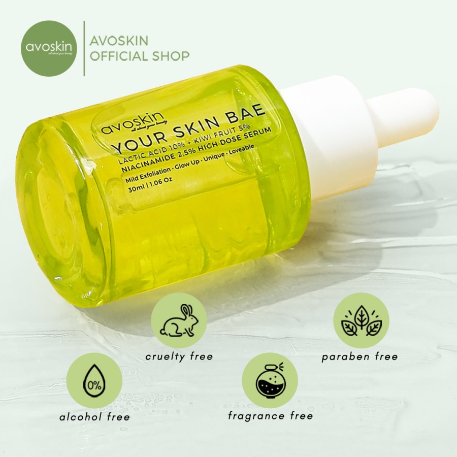 Avoskin Your Skin Bae Lactic Acid 10% + Kiwi Extract 5% + Niacinamide