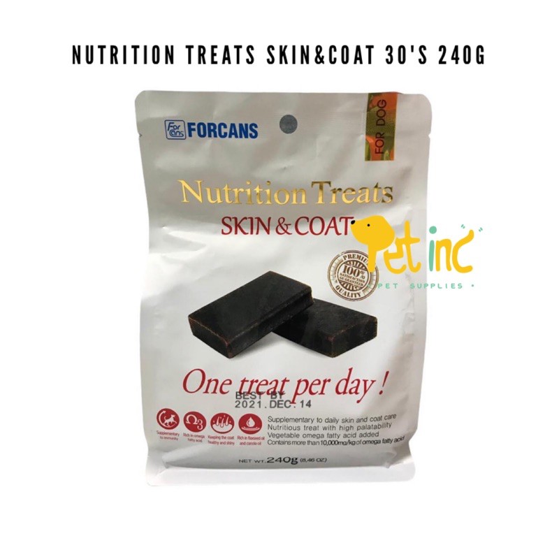 Forcans Nutrition Dog Treats Skin &amp; Coat (korea)