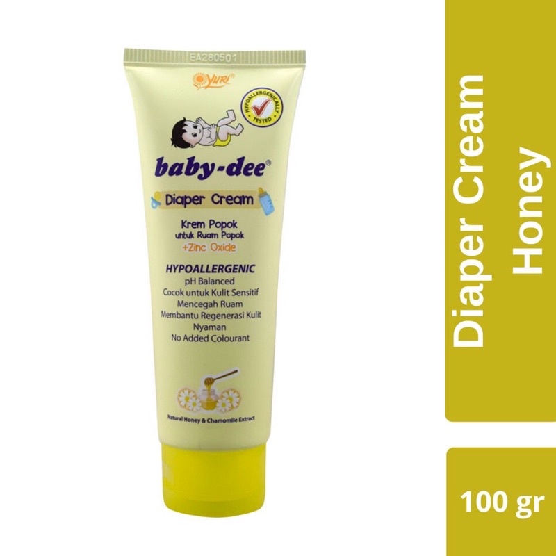 Baby Dee Baby Cream Popok Diaper Rash Krim Ruam Popok Bayi Madu Susu