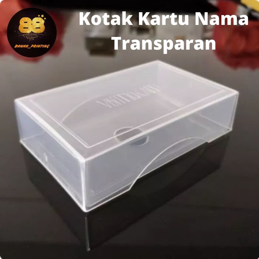 Kotak Kartu  Nama  Plastik Transparan Box  Kartu  Nama  