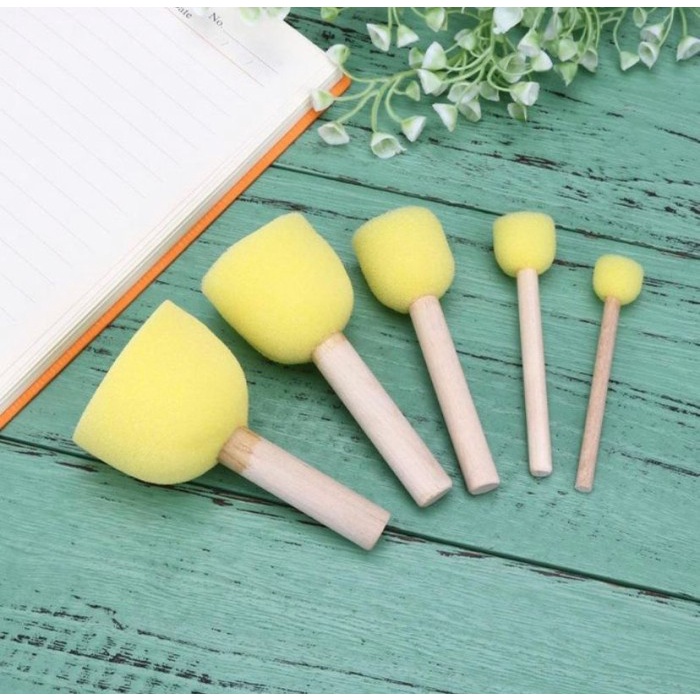 

Produk Terbaru Brush Kuas Sponge Spouncer Decoupage Isi 4 Kuning