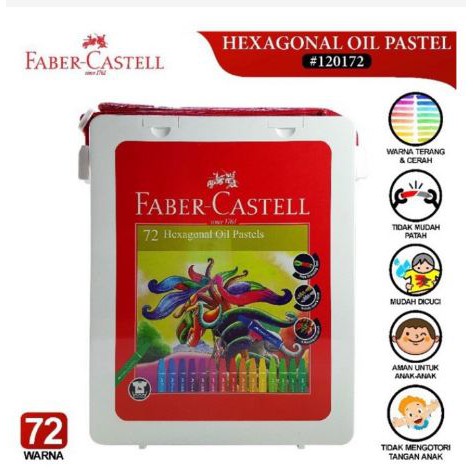 [ATK] - FABER CASTELL Crayon Hexagonal 72 Warna