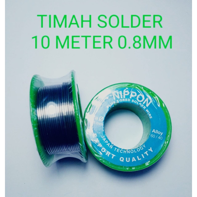 [DEV-9098] TIMAH SOLDER NIPPON DIA 0.8MM 42GRAM 10M 42G 10 METER