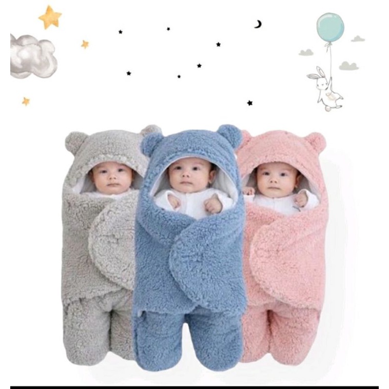 Selimut Bayi Karakter Slimut Bayi Karakter Bedong Instan Baby Blanket Selimut Bulu Bayi Selimut Bayi