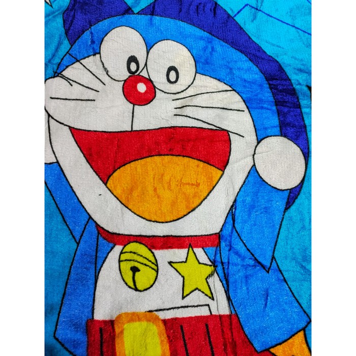 Selimut Bulu Karakter Anak Free Tas Cantik - Doraemon