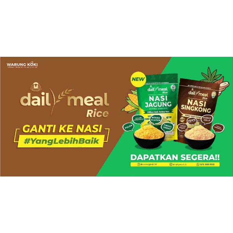 Dailymeal Rice Nasi Jagung &amp; Nasi Singkong 1 Kg 