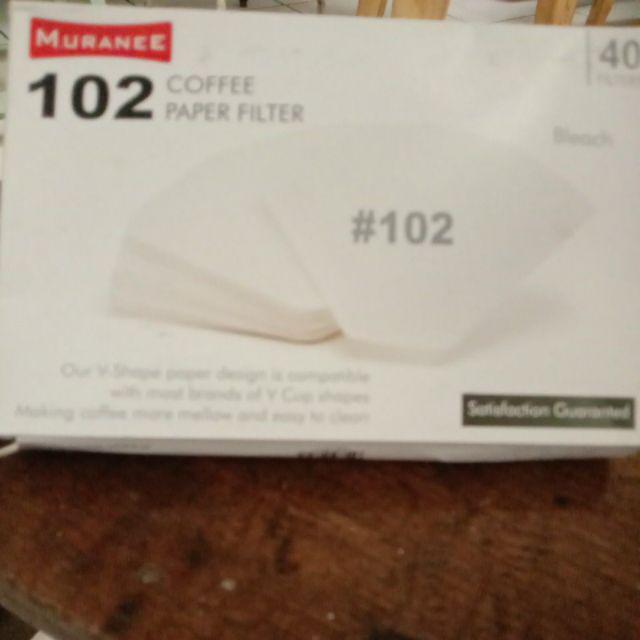 Muranee Flat Bottom Paper Filter 02 Isi 40 Pcs Kertas Saring Drip Kopi