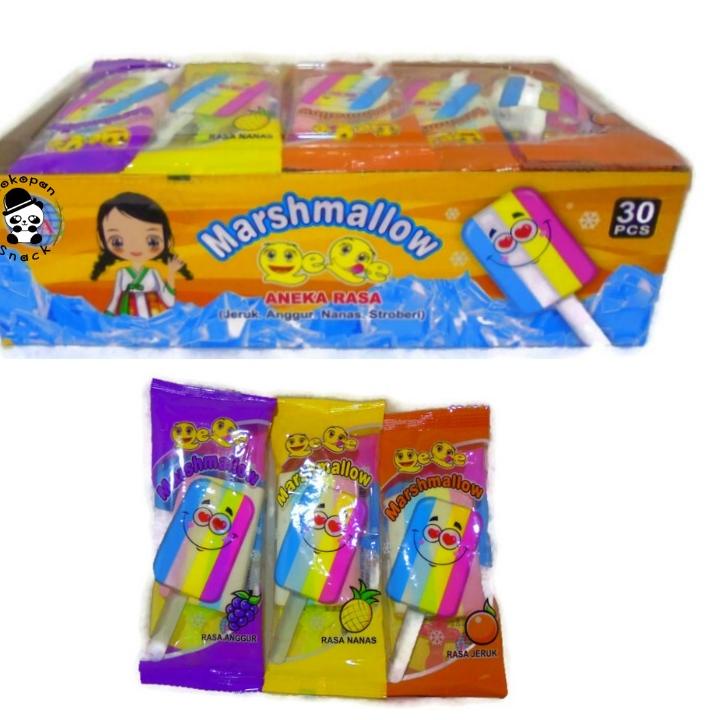 

⚡️Terbaik⚡️ Marshmallow Ice Cream Lollipop Box isi 30 pcs !!!