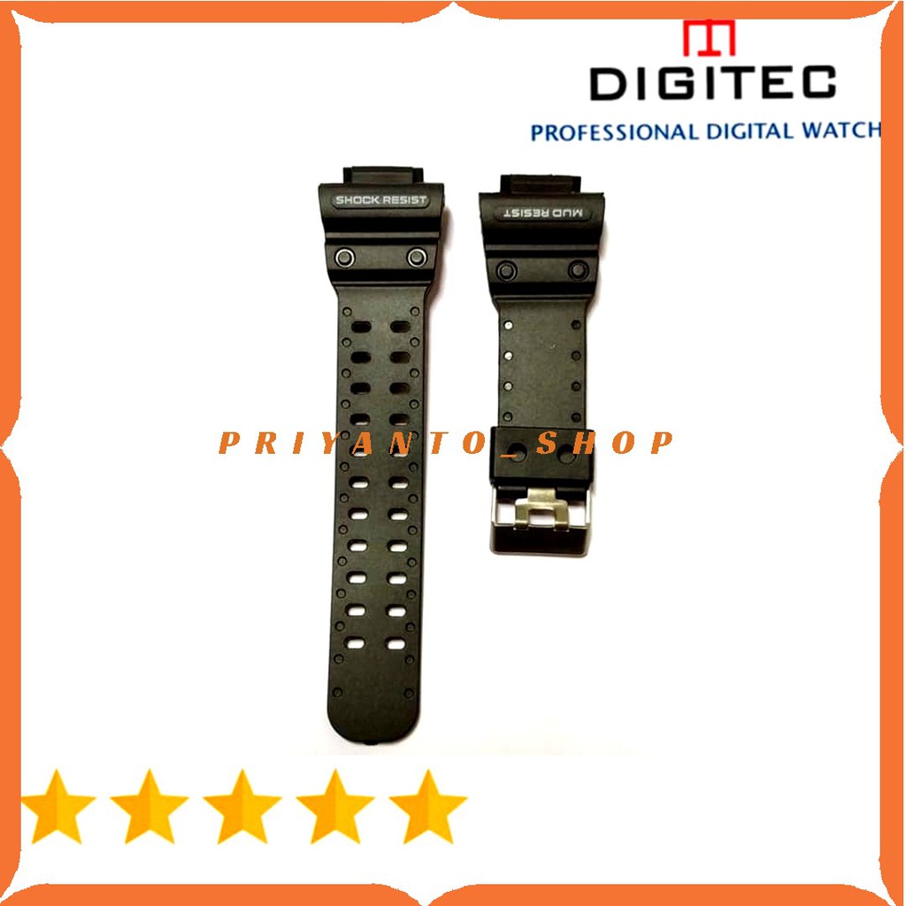 Strap Tali jam Tangan Digitec 2012 Digitec DG-2012T Black