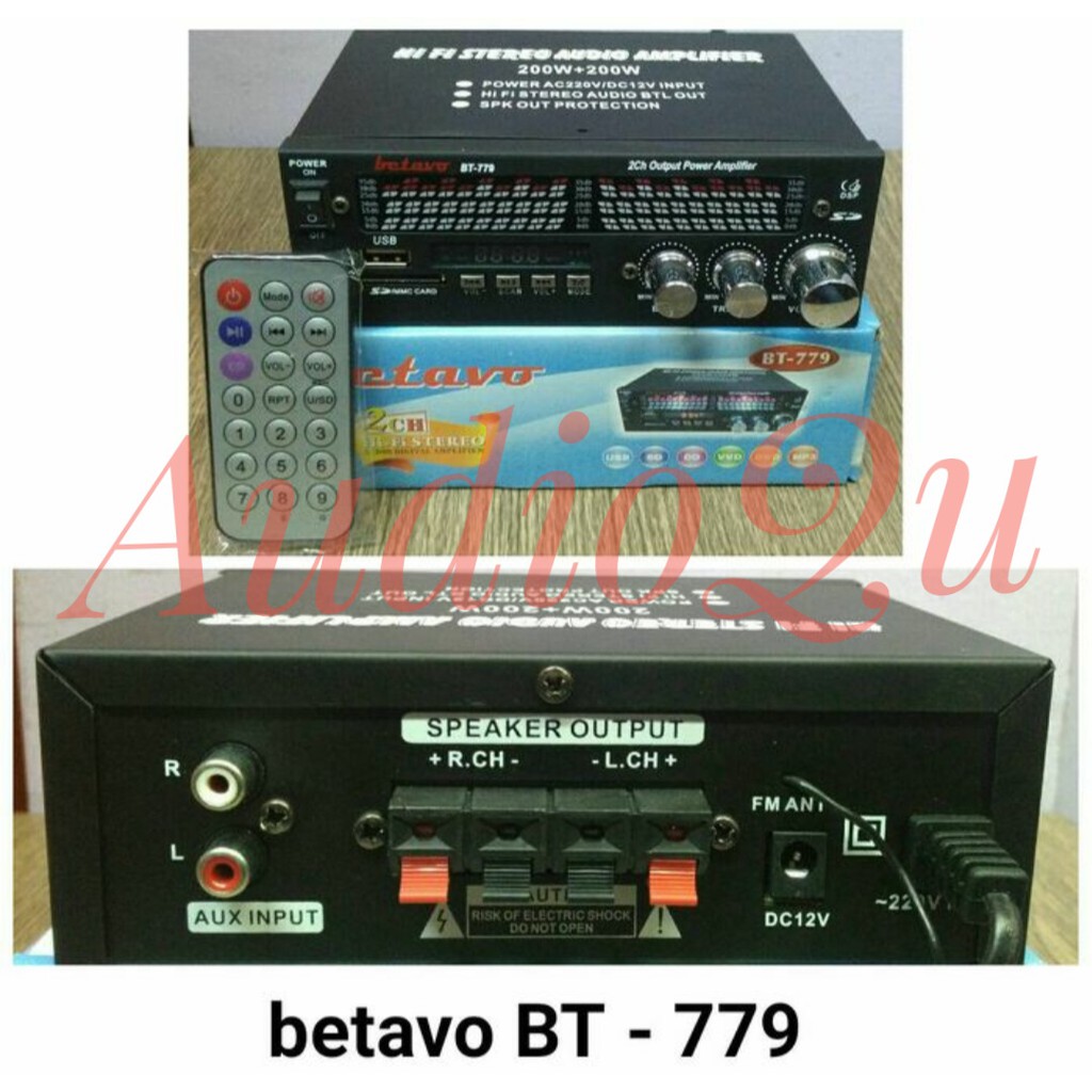 Betavo BT779B Mini Amplifier 4 Channel