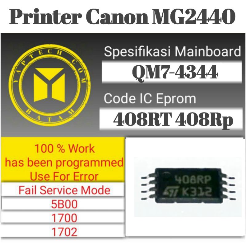 IC Eprom Mg2440 QM7-4434 408RT 408RP IC Eprom Mg2440 QM7-2851 508RP