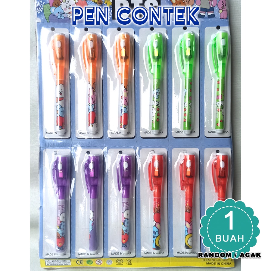 

Mainan anak Pulpen Contek Invisible Pen Satuan - Invisible Pen 1 pc Satuan