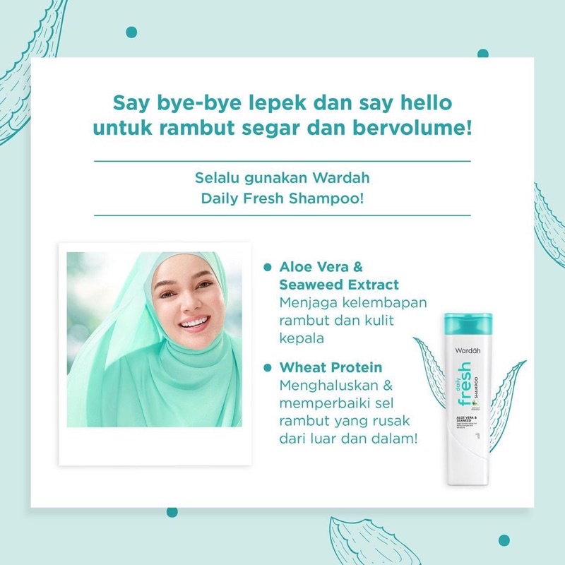 Wardah Fresh Bebas Lepek Shampoo 170 ml