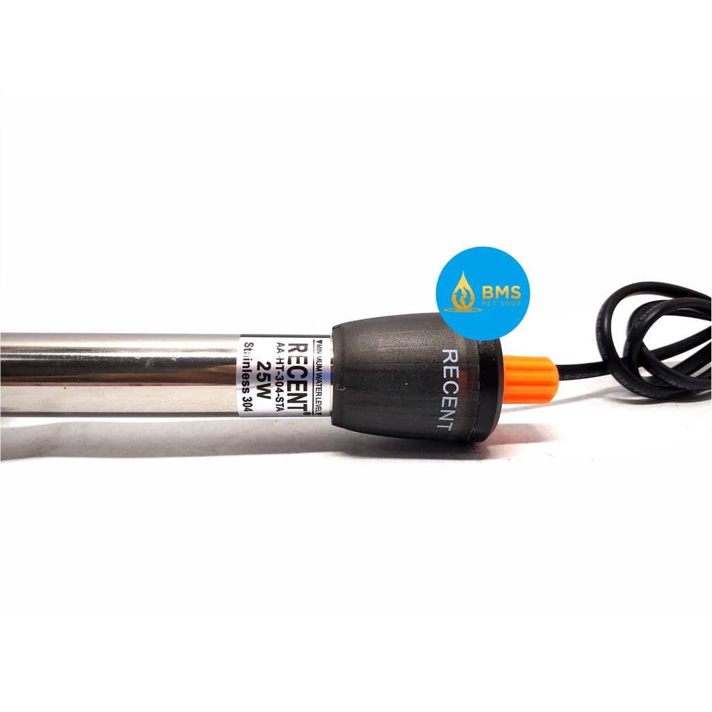 Heater Aquarium 25 watt Stainless Otomatis AB01303