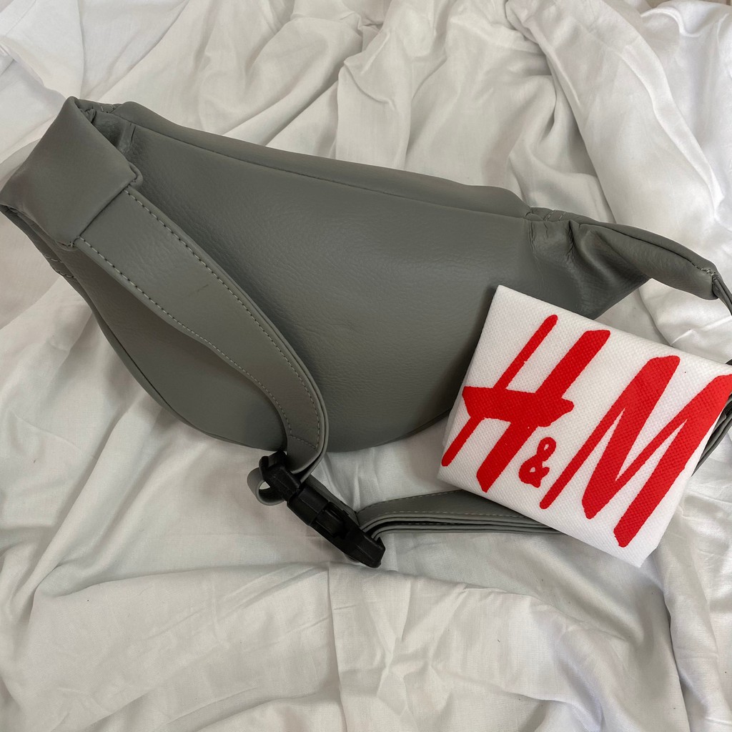 H&amp;M Waistbag FREE Dustbag / Tas Selempang HnM Tas Selempang Kulit Pria Wanita