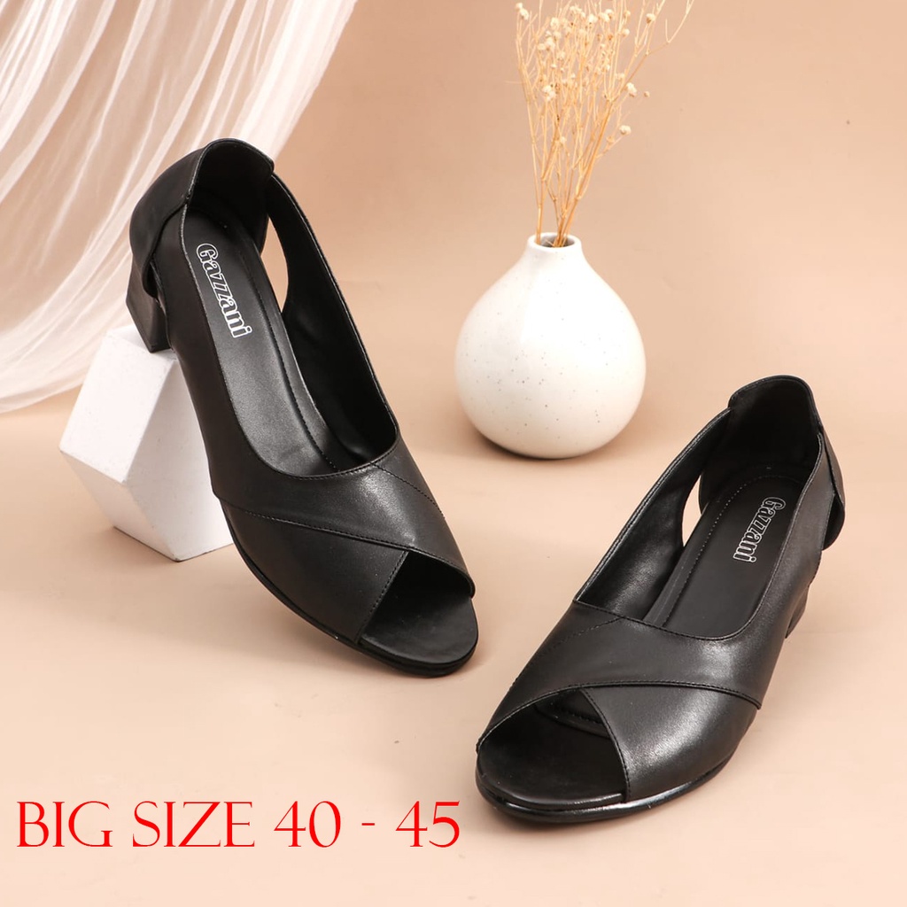 HIGH HEELS BIG SIZE / sepatu wanita ukuran besar jumbo 40 41 42 43 44 45 sepatu pantofel gladiator u