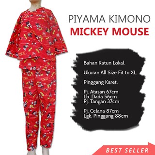  Baju  Tidur Piyama Kimono Cewek Wanita  Dewasa Karakter 